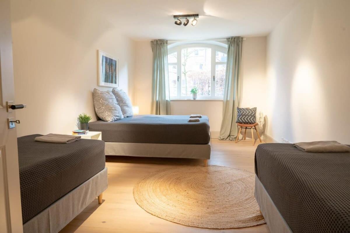 Spacious 3-Bedroom Apartment Near Eilbekpark Hamburg Bagian luar foto